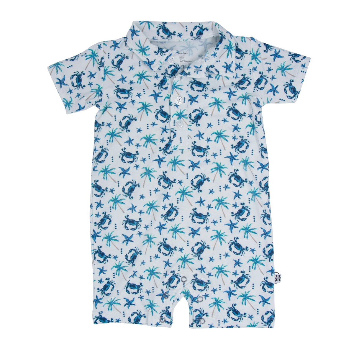 Mono polo de cangrejos azules