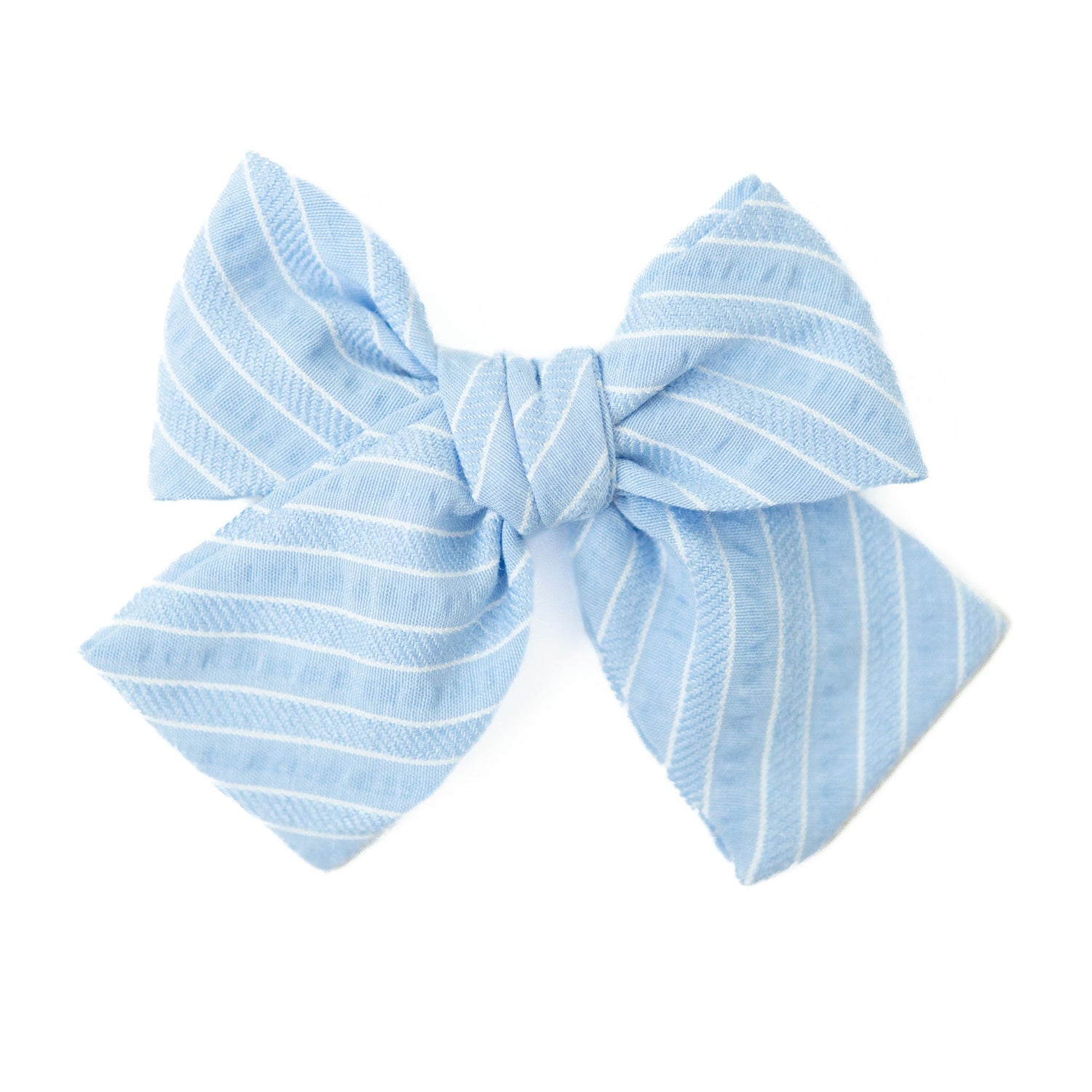 Pond Stripe Petite Hair Bow