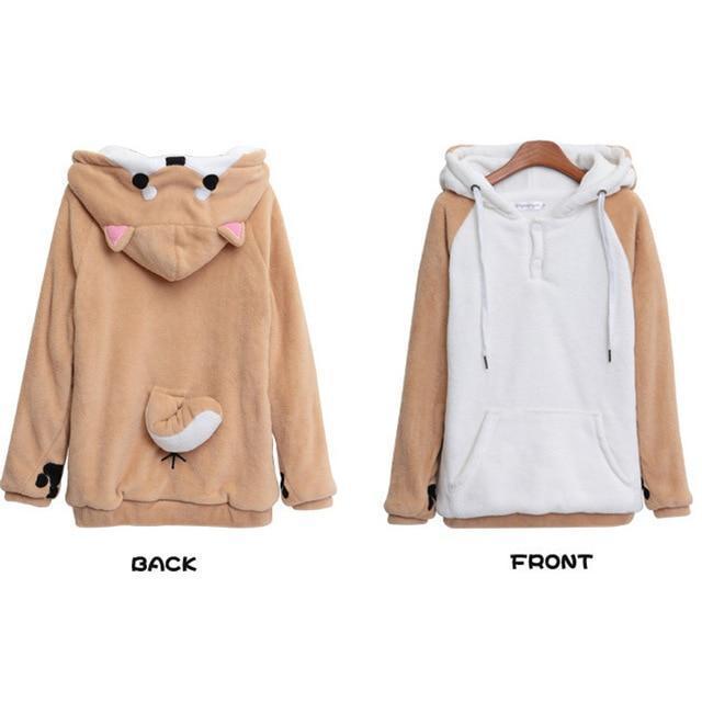 Sudadera con capucha de Shiba Inu