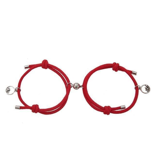 Pulseras de atracción magnética para parejas