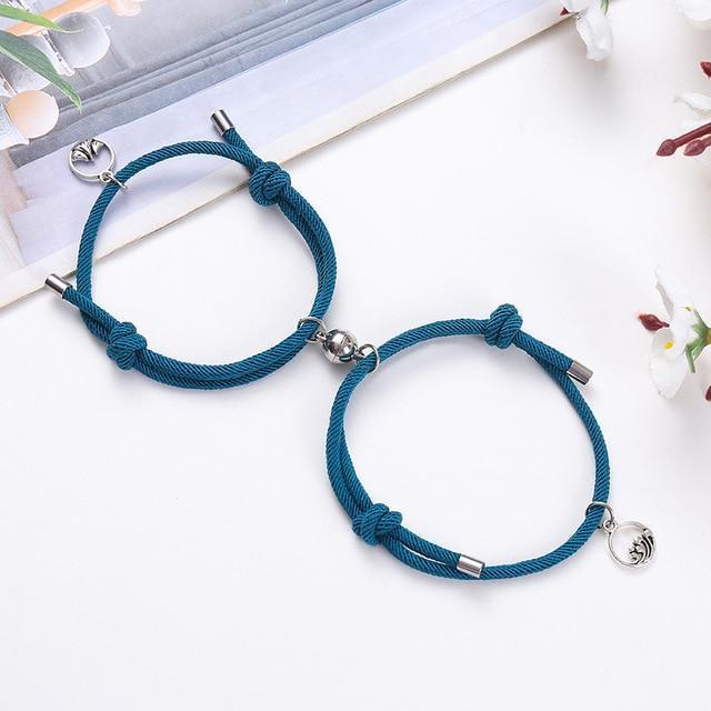 Pulseras de atracción magnética para parejas