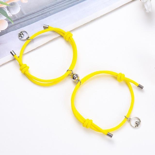Pulseras de atracción magnética para parejas