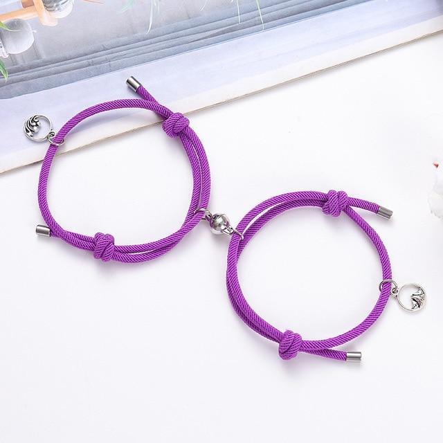 Pulseras de atracción magnética para parejas