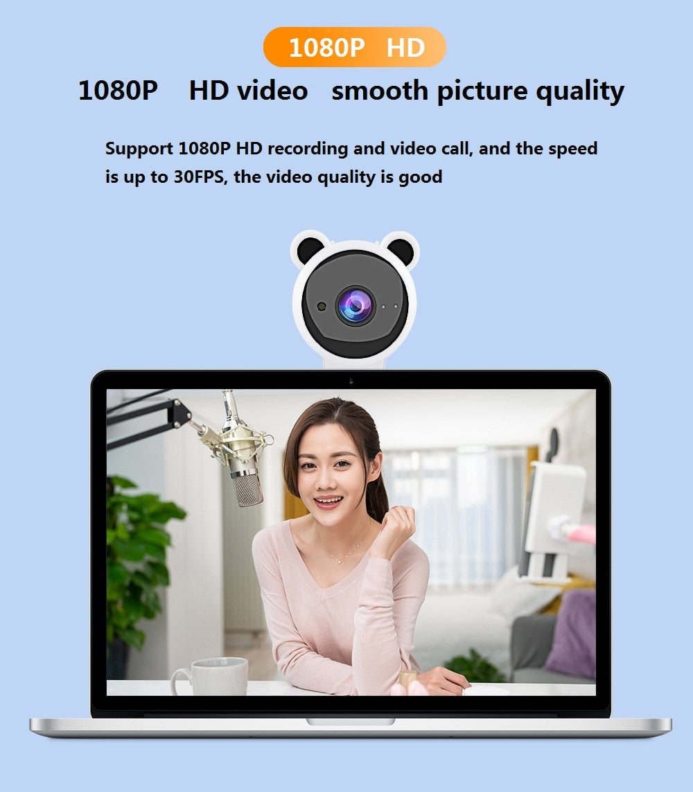 Cámara web de alta definición 1080P