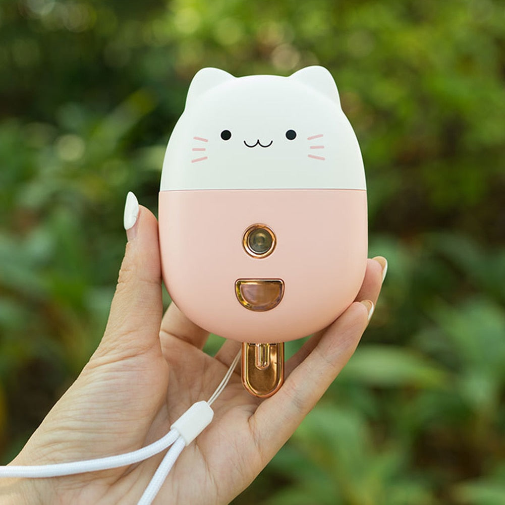 Humidificador con forma de cara de gato
