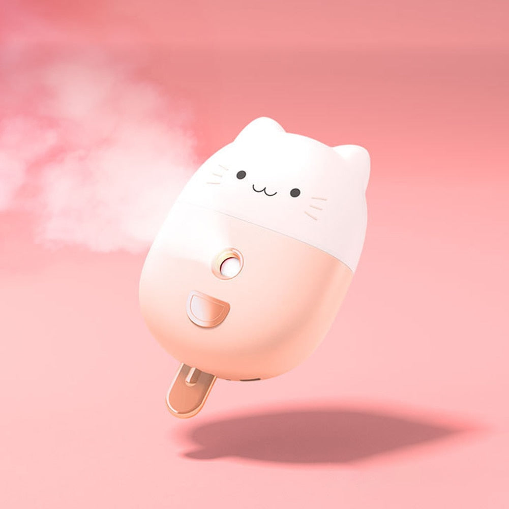 Humidificador con forma de cara de gato