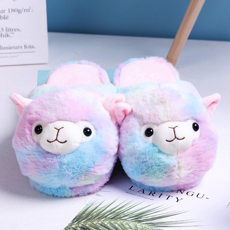 Pantuflas de alpaca