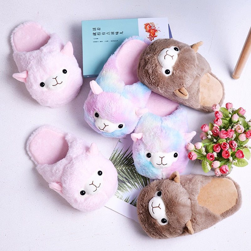 Pantuflas de alpaca