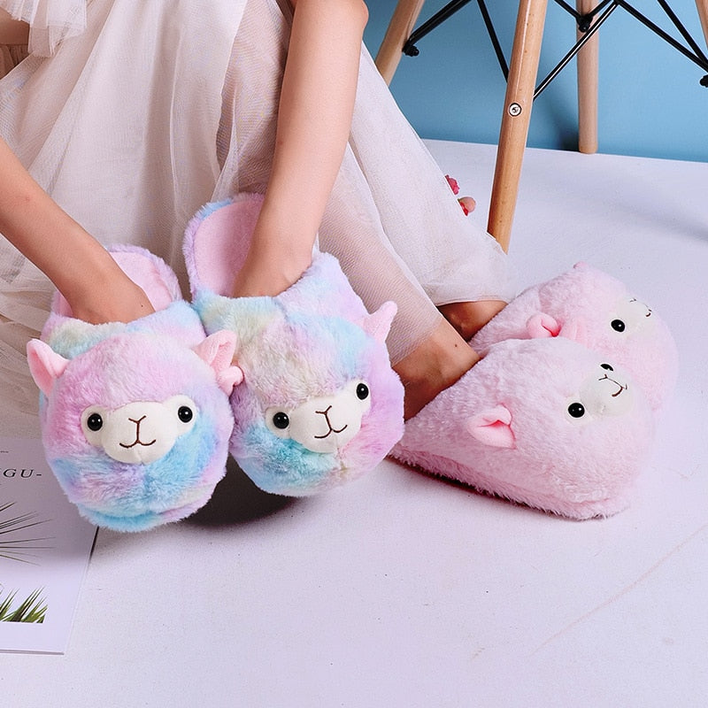 Pantuflas de alpaca