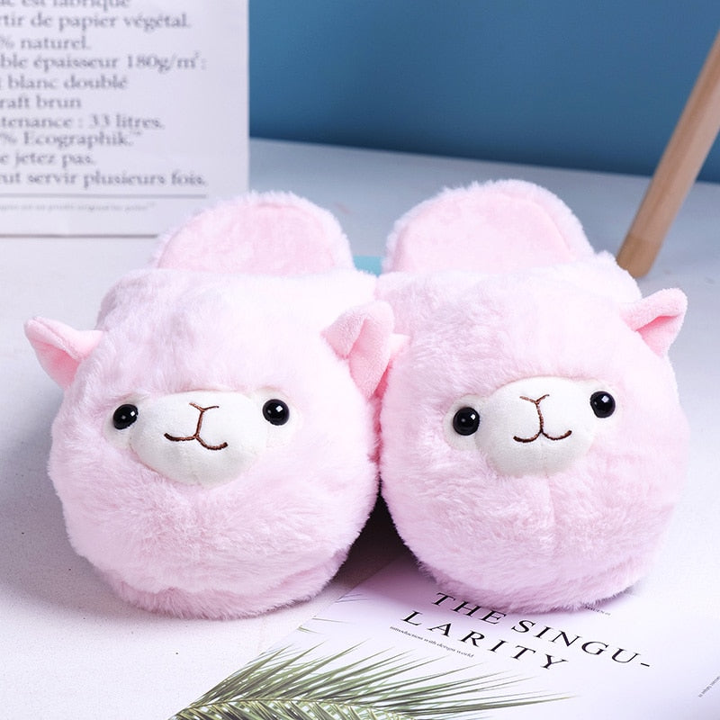Pantuflas de alpaca