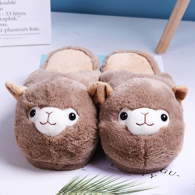 Pantuflas de alpaca