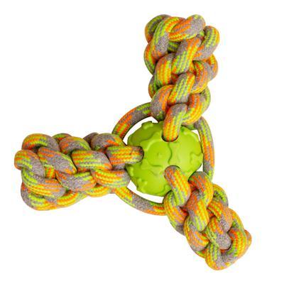 Mini Juguete para Perros Soga y Pelota Fling ‘N Fun