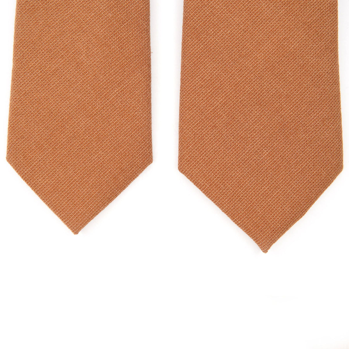 Corbata de hombre color canela