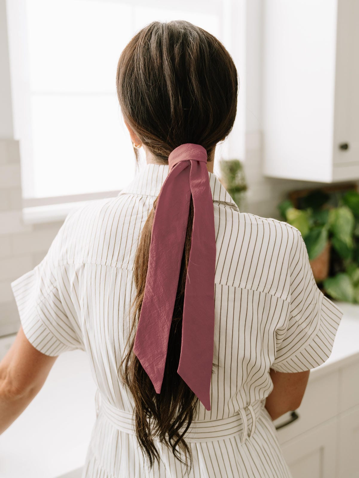 Easter Basket Stripe Hair Sash