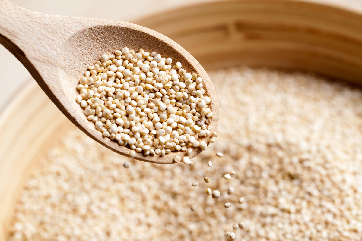 50 semillas orgánicas de quinoa con menta y vainilla, Chenopodium verde y blanco, superalimento