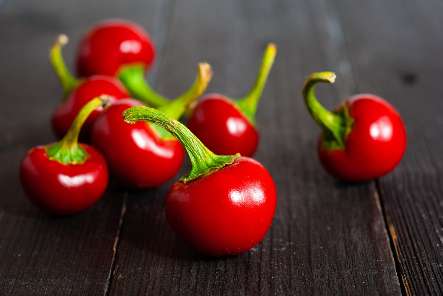 100 semillas de pimiento rojo cereza dulce, pimiento rojo Capsicum annuum