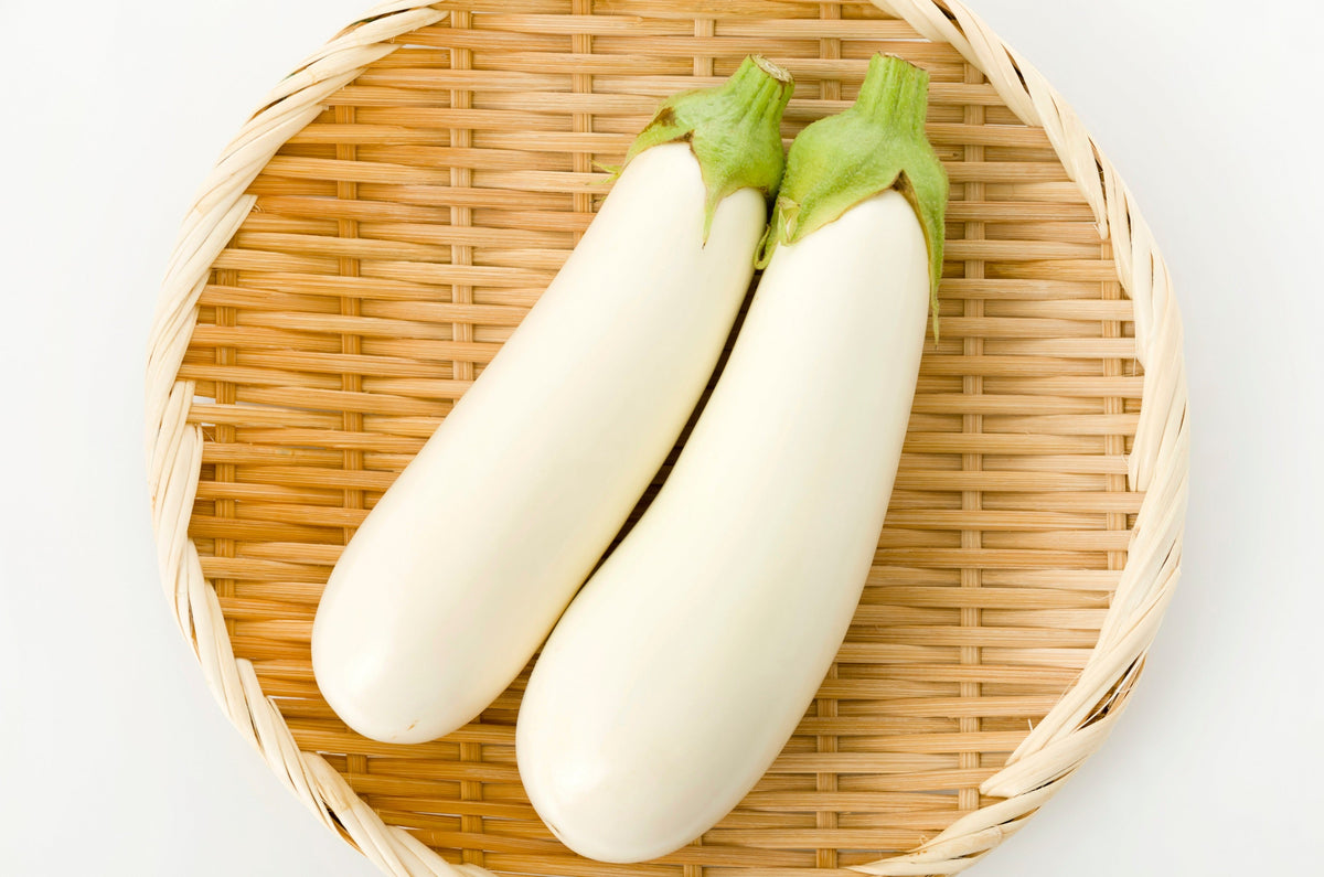 50 semillas de berenjena blanca CASPER Solanum melongena fruta/verdura