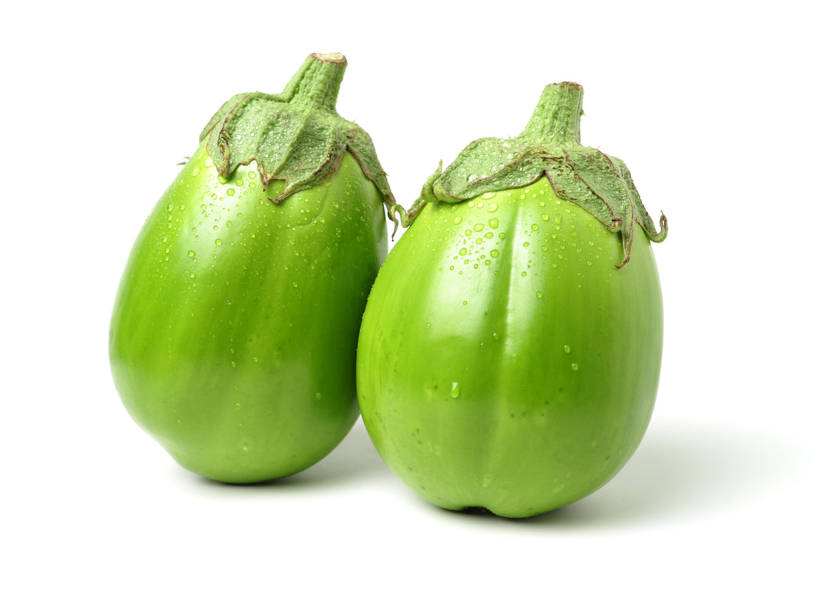 50 semillas de berenjena verde AO DAIMARU Solanum melongena berenjena asiática japonesa