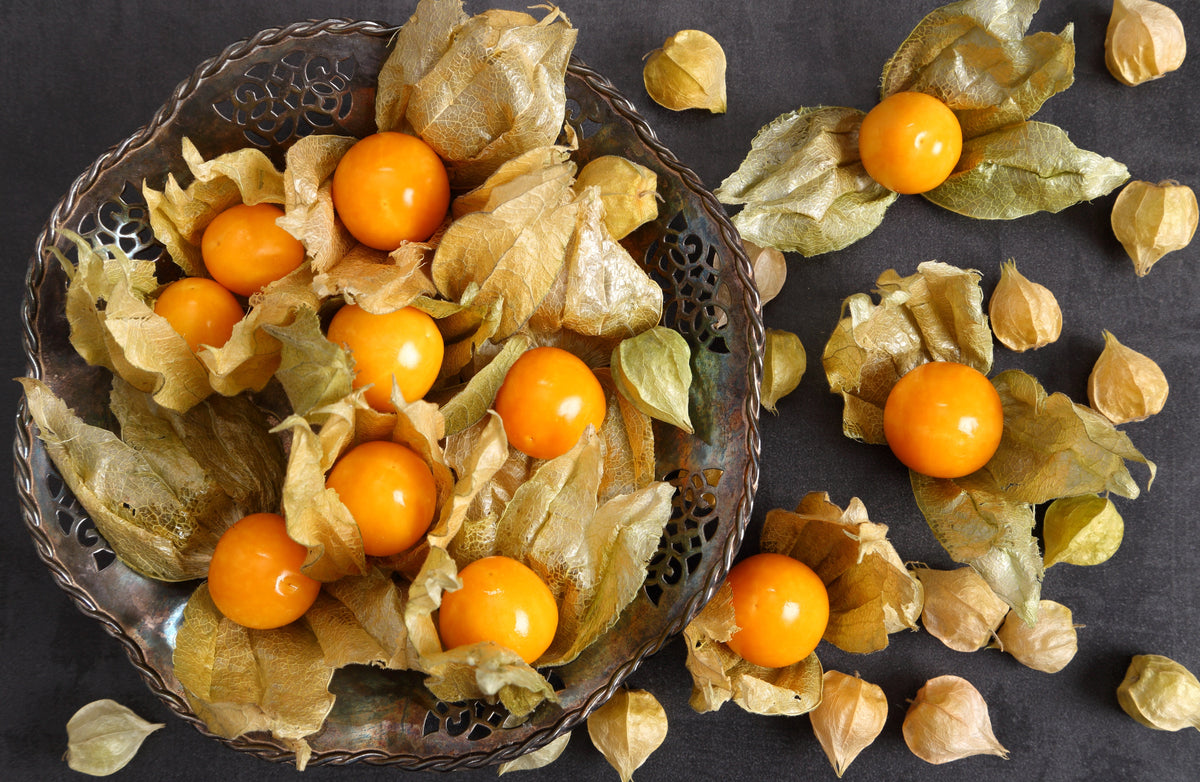 50 PIÑA TOMATILLO Tomate Amarillo Physalis Ixocarpa Fruta Semillas de Vid