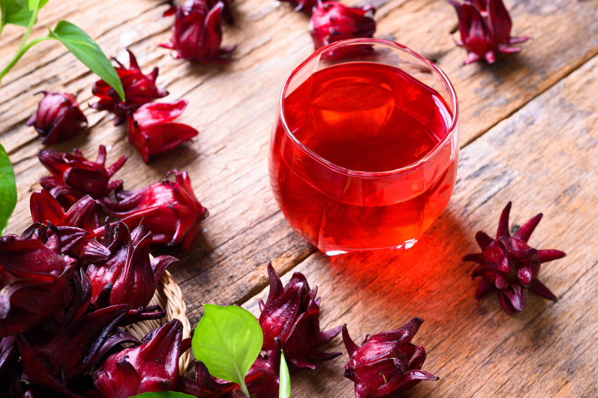 50 semillas de flores blancas y rojas de ROSELLE HIBISCUS Sabdariffa Rosella Fruit