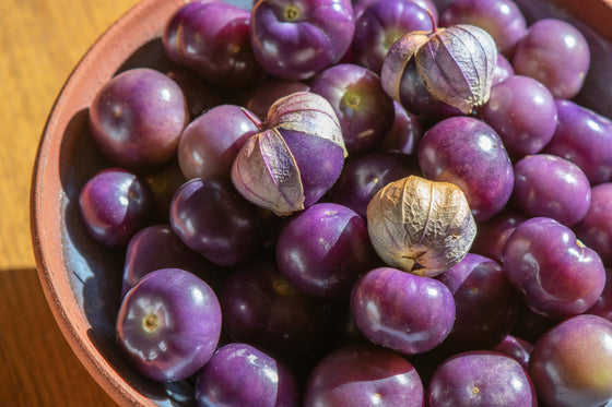 50 TOMATILLO PÚRPURA Cáscara Tomate Physalis Ixocarpa Semillas De Hortalizas De Frutas