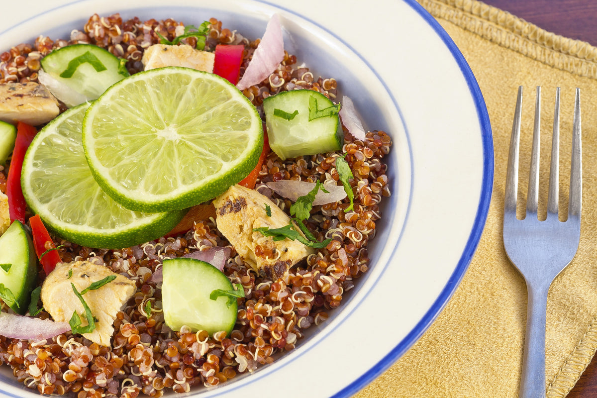 100 semillas orgánicas de quinoa con cacao y cereza, Chenopodium quinoa roja y marrón