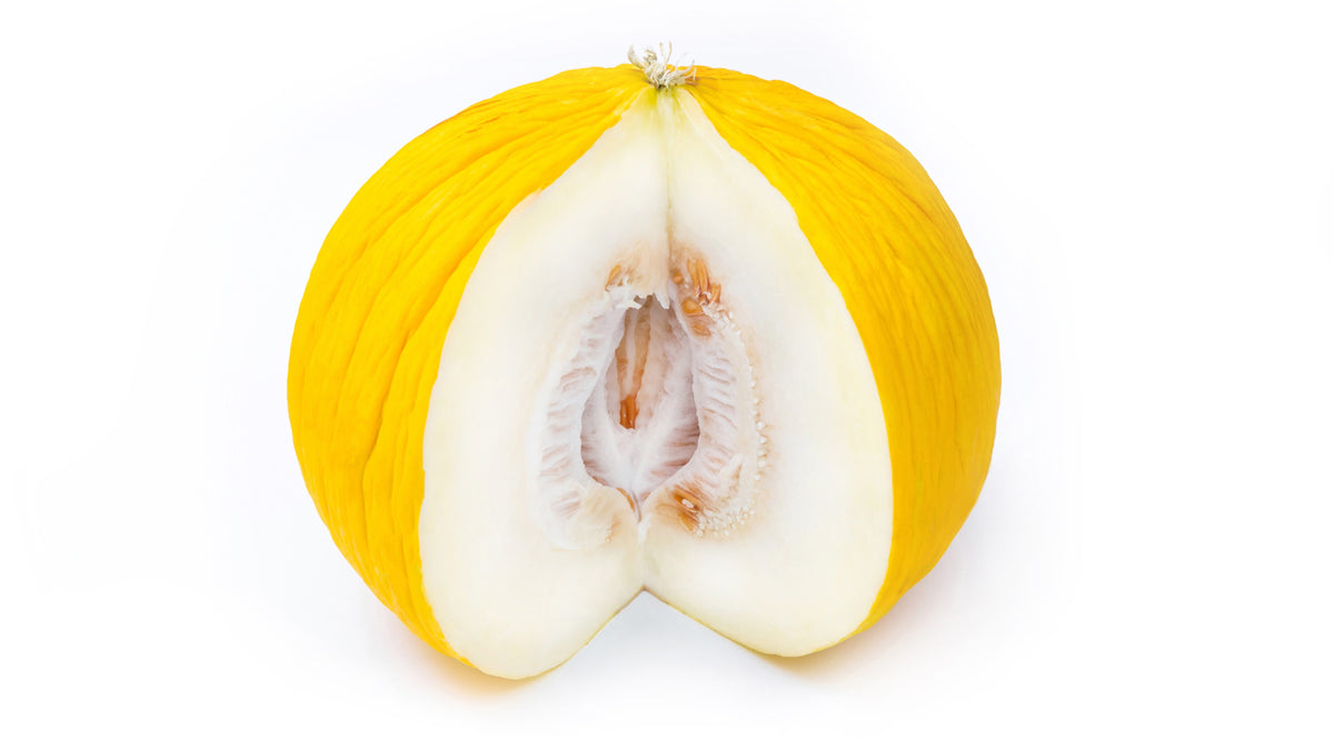 50 Golden Beauty CASABA MELON Semillas de fruta Cucumis Melo