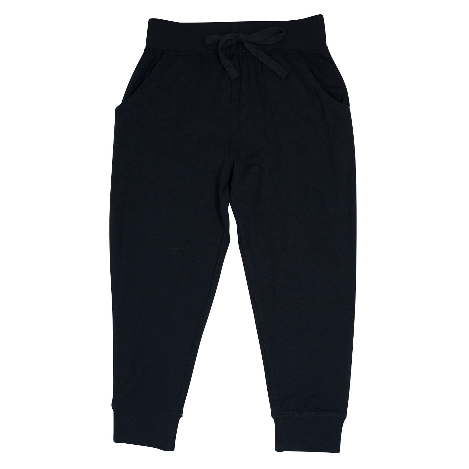 Pantalón holgado negro llameante