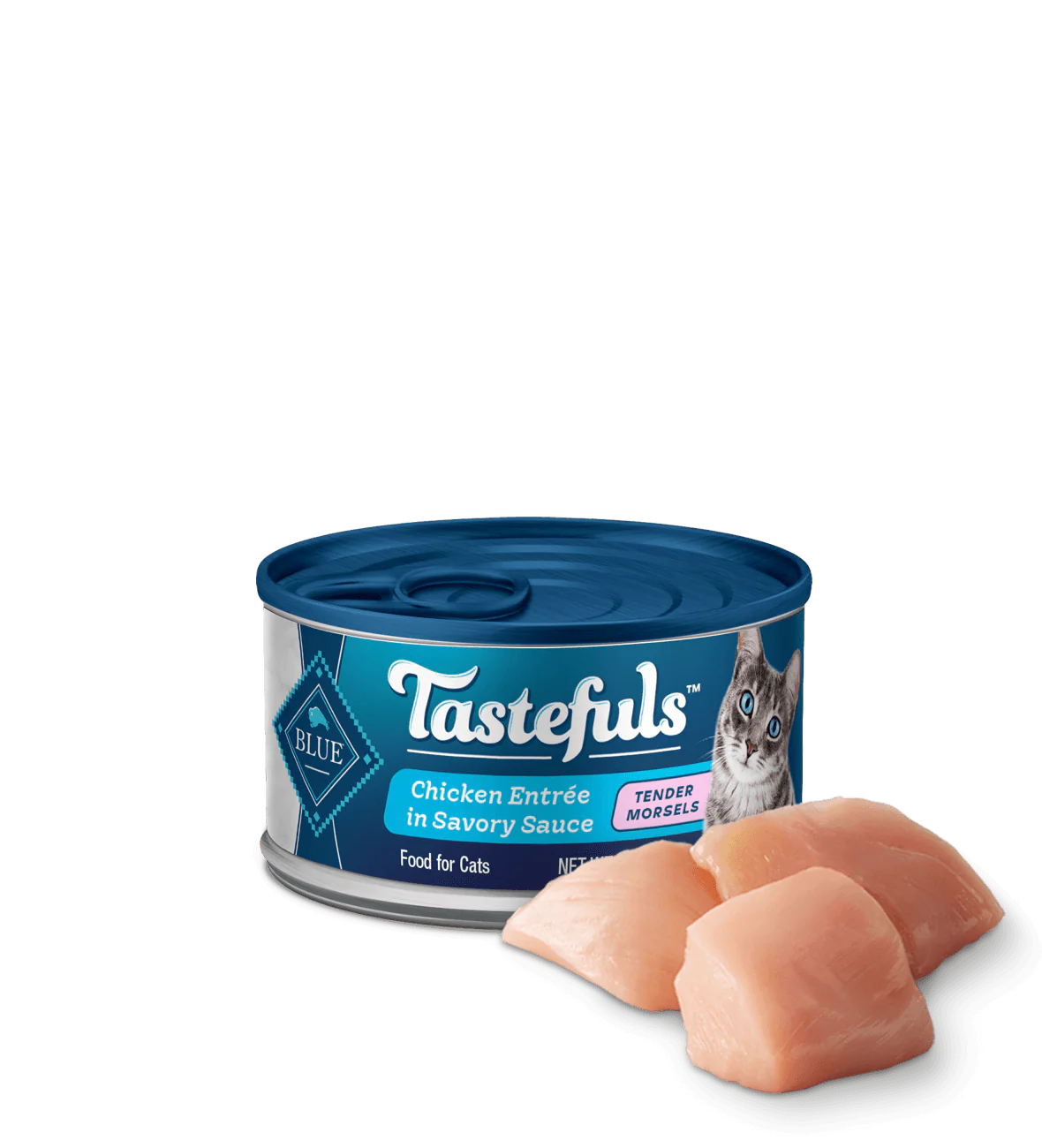 Blue Buffalo Tastefuls – Trozos de Pollo en Salsa Sabrosa para Adultos