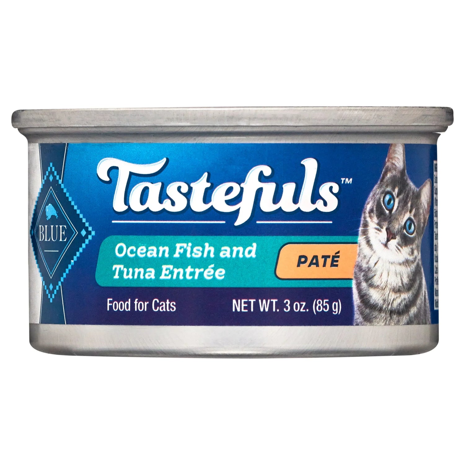 Blue Buffalo Tastefuls – Paté de Pescado de Océano y Atún para Adultos (85 g)