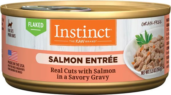 Comida húmeda para gatos Instinct con salmón en escamas (155 g) 