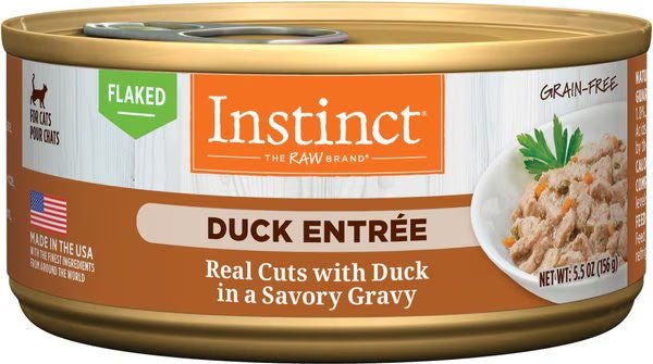 Instinct Pato en Hojuelas sin Granos (5.5oz)