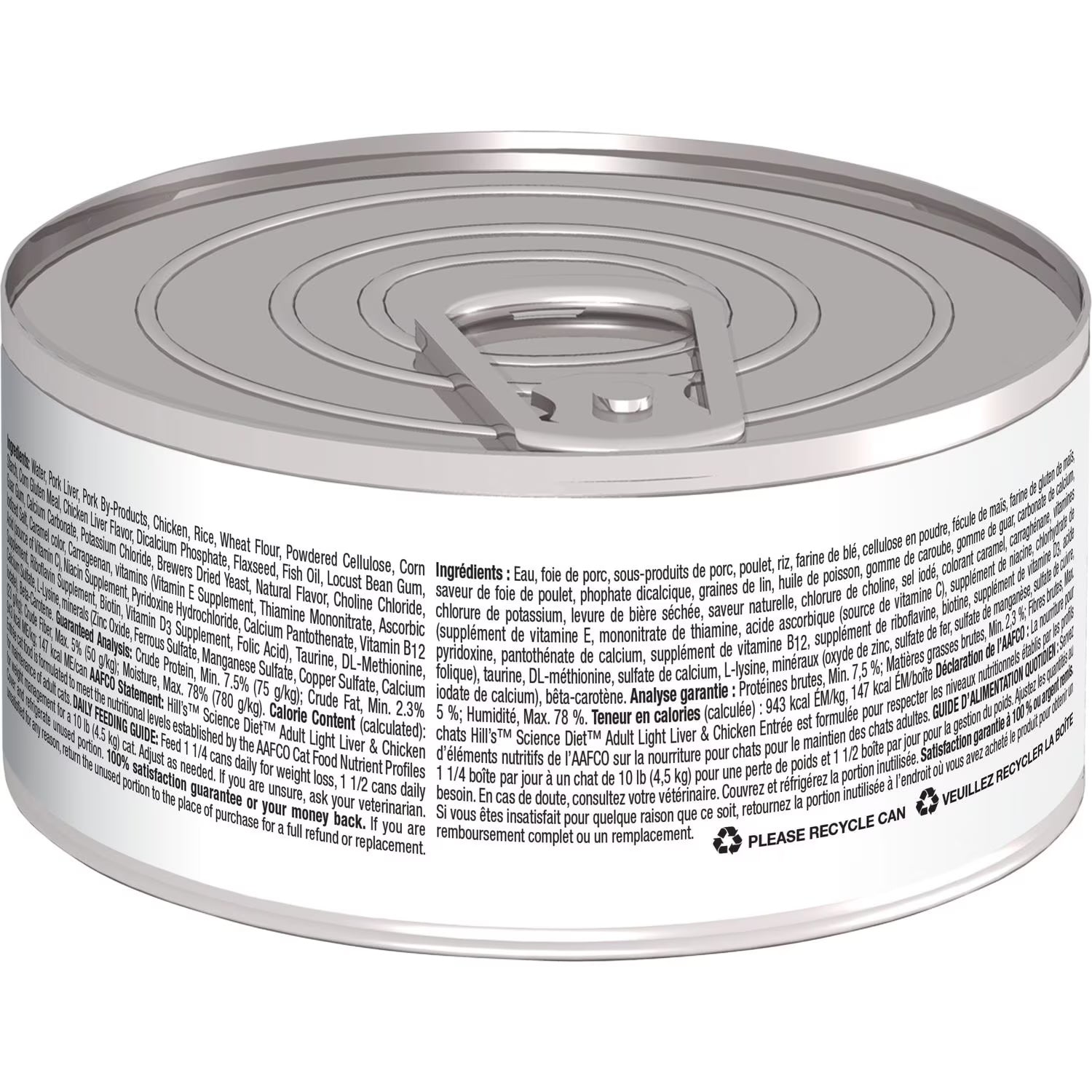 Science Diet Adulto Ligero Paté de Hígado y Pollo (5.5oz)