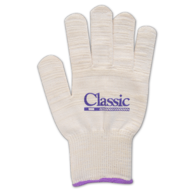 1- GUANTE - Guantes de algodón de lujo para lazar - MORADO - EXTRA GRANDE 
