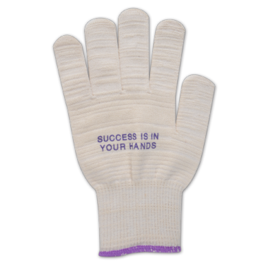 1- GUANTE - Guantes de algodón de lujo para lazar - MORADO - EXTRA GRANDE 