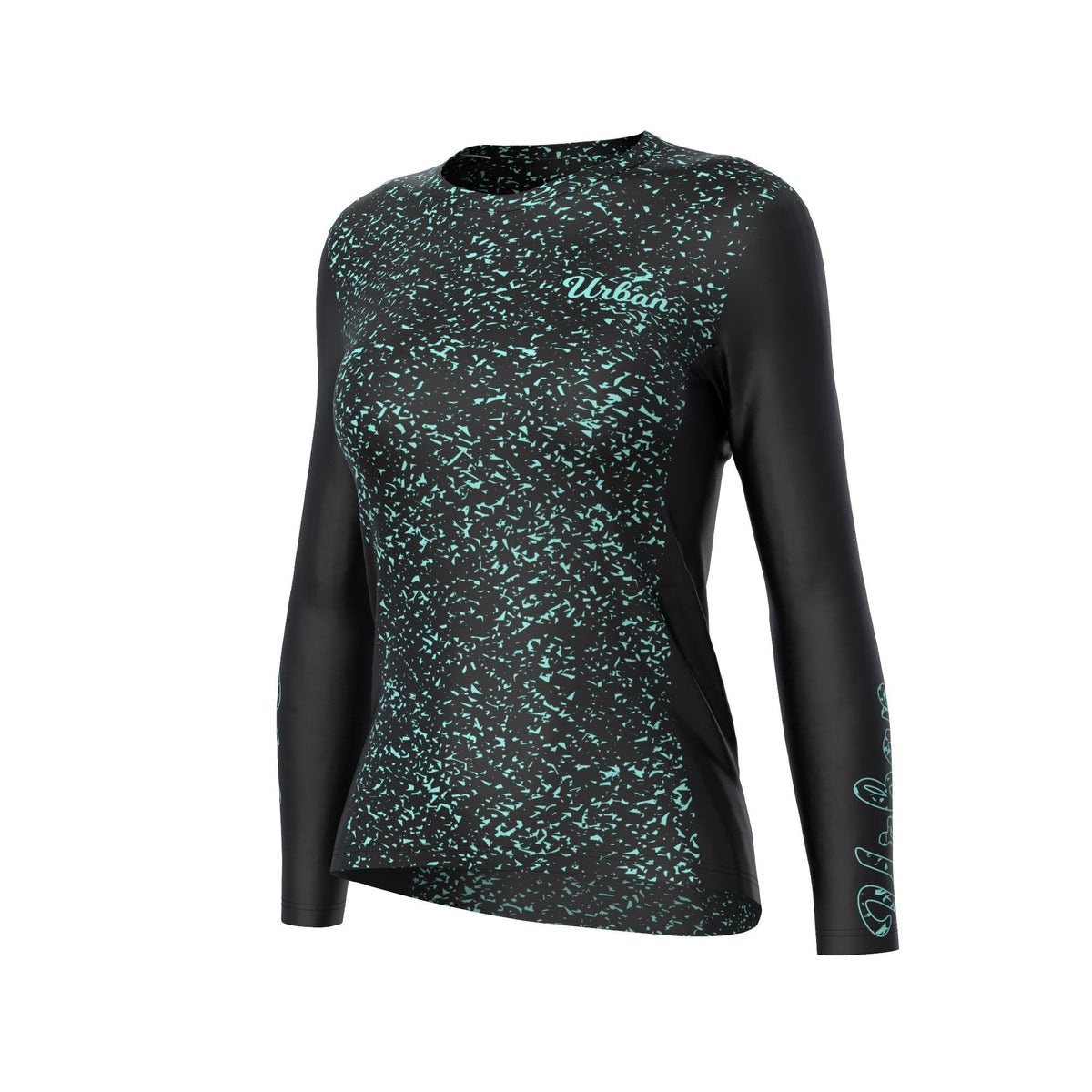 Maillot de ciclismo de montaña MTB de manga larga para mujer