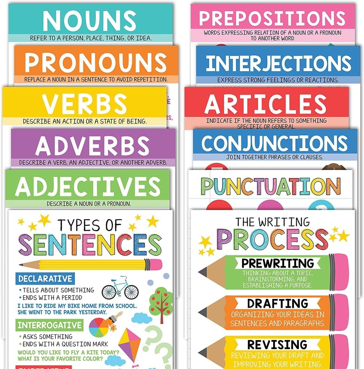 Confident Communicator Kit: Colorful 12 Poster Pack